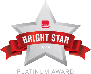 Owens Corning Bright Star Platinum Award